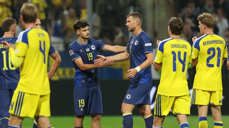 Edin Dzeko hat ein letztes Mal für Bosnien gespielt.