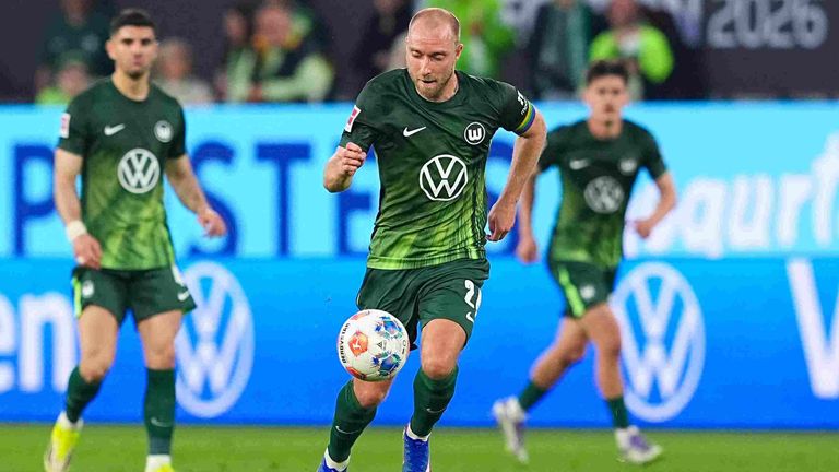 CHRISTIAN ERIKSEN - letzter Verein: VFL Wolfsburg.