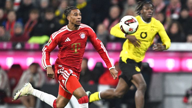FC Bayern München gegen Borussia Dortmund.