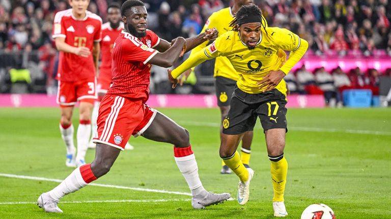 FC Bayern München gegen Borussia Dortmund.