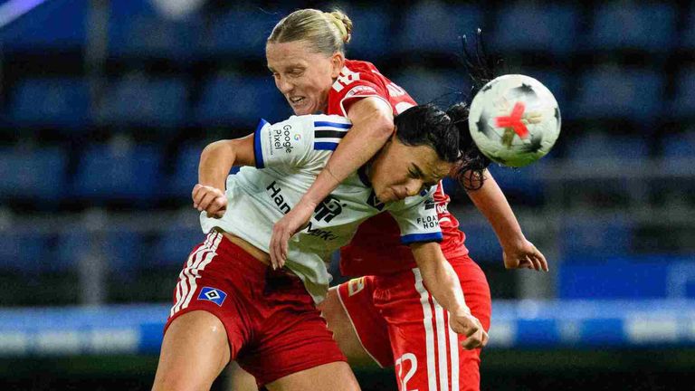 Union Berlin kämpfte sich gegen den Hamburger SV nach einem Zwei-Tore-Rückstand noch ins Viertelfinale des DFB-Pokals der Frauen.