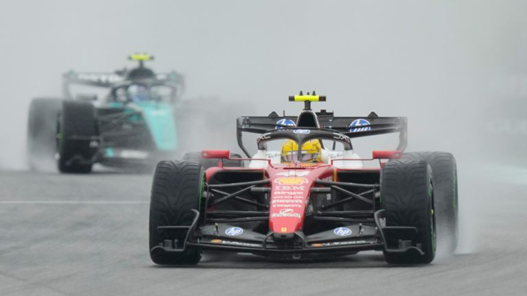Nicht nur Lewis Hamilton hatte beim Start in Malaysia Probleme. 