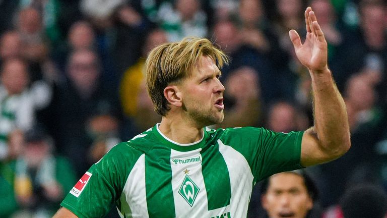 Niclas Füllkrug erzielt gegen Hoffenheim sein neuntes BL-Tor in der laufenden Saison. 