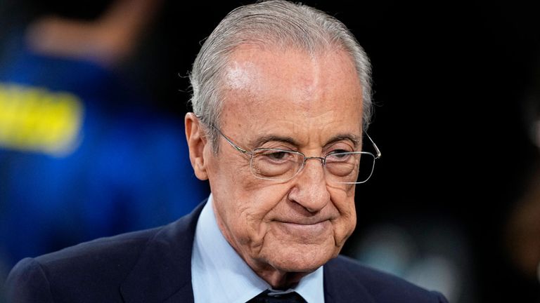 Real Madrid um Boss Florentino Perez entschuldigen sich bei China.