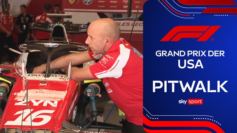 Sky Sport präsentiert den Pitlane-Walk zum Großen Preis der USA aus Austin.