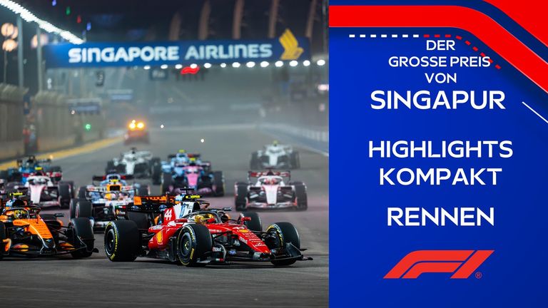Highlights Kompakt: Sky Sport präsentiert die wichtigsten Szenen vom Rennen aus Singapur.
