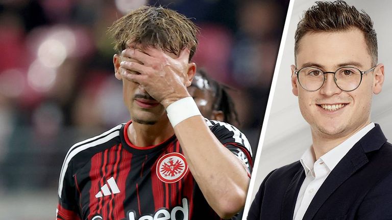 Frankfurt-Kapitän Robin Koch wurde nach dem Debakel in Leipzig öffentlich von Trainer Adi Hütter kritisiert. 