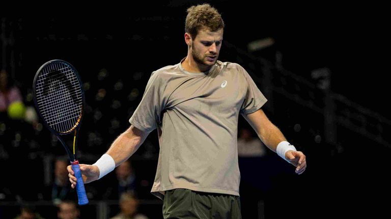 Yannick Hanfmann schied beim ATP-Turnier in Brüssel bereits in der ersten Runde gegen den US-Amerikaner Martin Damm aus.
