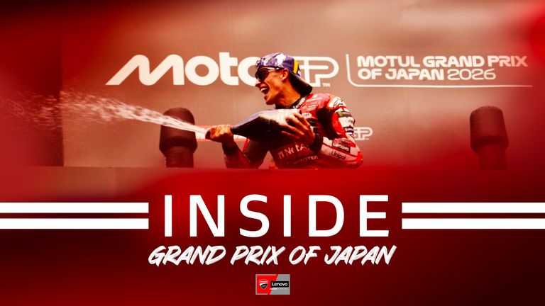 Die einzigartige Doku-Serie "Inside Ducati" begleitet das Ducati Lenovo Team rund um die Welt - bei allen MotoGP-Rennen der Saison 2026. Episode 16: GP Japan.