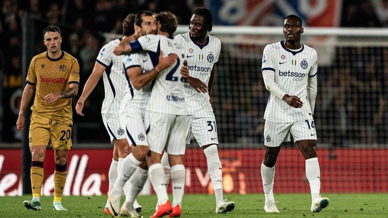 Inter Mailand setzte seinen starken Saisonstart auch beim FC Bologna fort und feierte den sechsten Sieg im siebten Ligaspiel.