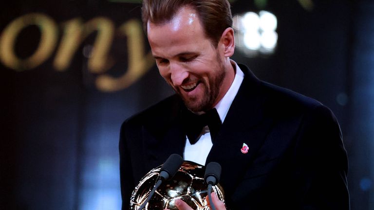 Harry Kane hat sich den Ballon d'Or mit hauchzartem Vorsprung gesichert. 