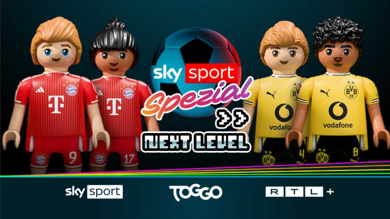 Am 31. Oktober 2026 zeigt „Sky Sport Spezial – Next Level“ FC Bayern gegen Borussia Dortmund als animierten Themed Broadcast.