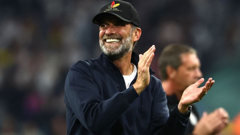 Bundestrainer Jürgen Klopp ist mit dem DFB-Auftritt mehr als zufrieden.