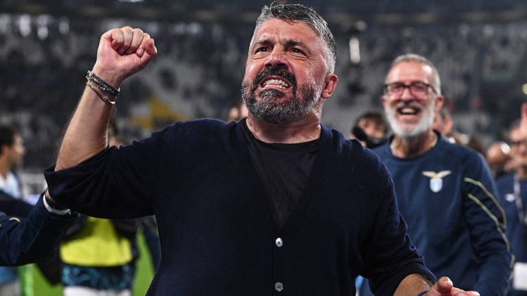 Gennaro Gattuso und Lazio sind in der Serie A ganz vorbei mit dabei.