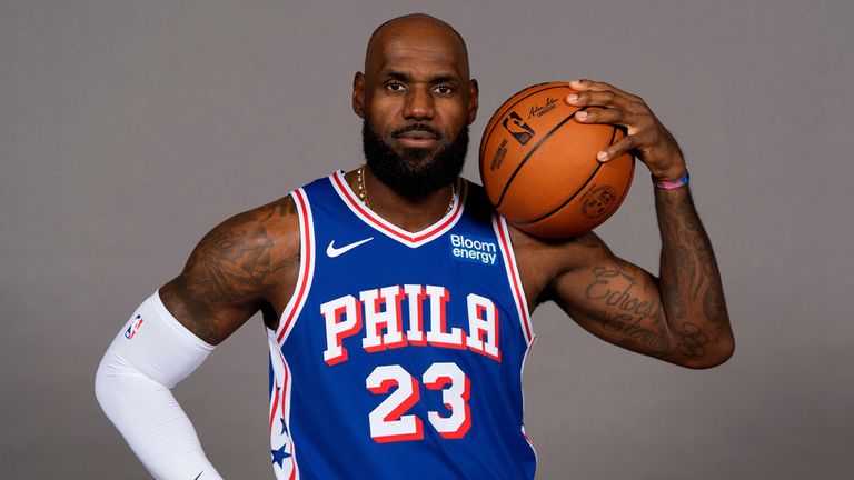 LeBron James trägt in dieser Saison das Trikot der Philadelphia 76ers.