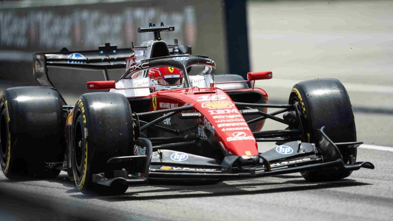 Charles Leclerc gelang im 2. Freien Training von Malaysia die Bestzeit.