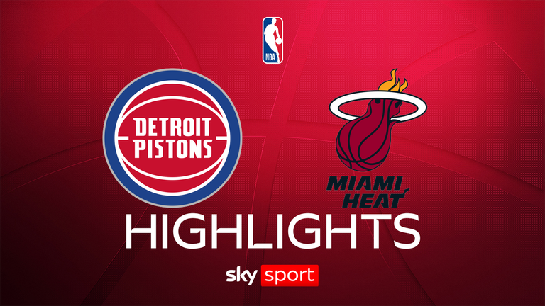Detroit Pistons @ Miami Heat - die Highlights | NBA