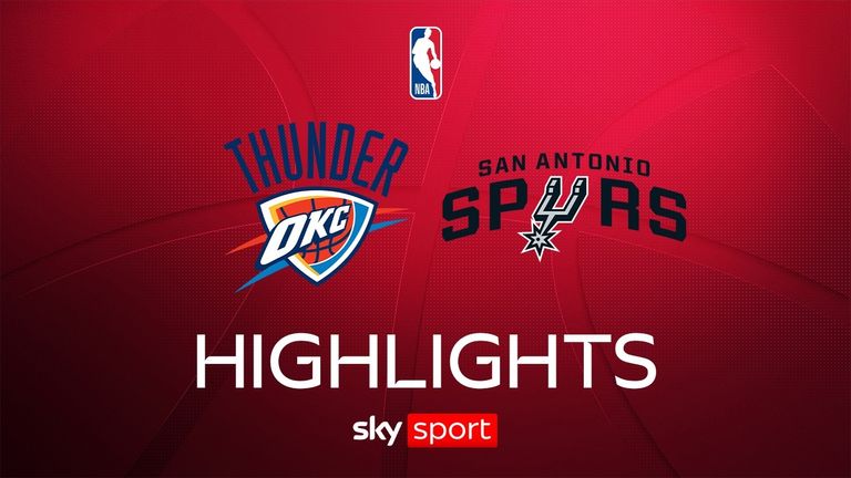 NBA: Oklahoma City Thunder @ San Antonio Spurs - die Highlights