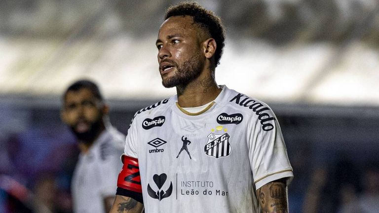 Neymar Jr. flog wegen der Vini-Jr.-Regel vom Platz. 