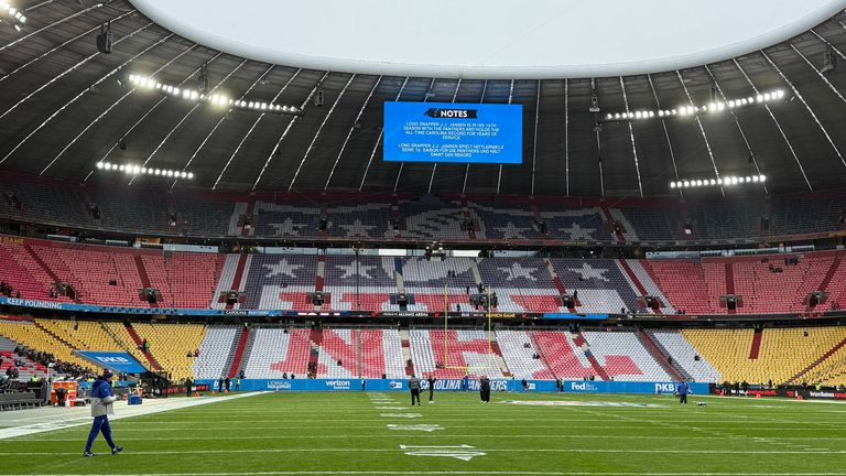 Nur fünf Tage nach dem NFL-Spiel in München bestreitet der FC Bayern ein Heimspiel. 