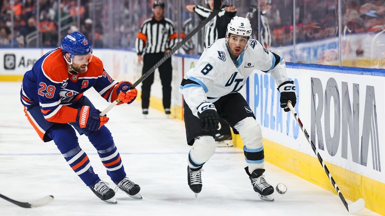  Leon Draisaitl konnte trotz seines vierten Saisontreffers die Niederlage seiner Oilers gegen Utah nicht verhindern. 