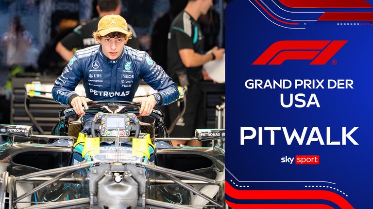 Der Pitlane-Walk zum Großen Preis der USA | Formel 1