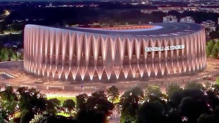 Inter Mailand und Milan bauen das Generali Stadium.