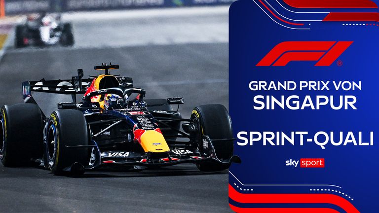 Mit einer ganz starken Runde in Q3 beweist Max Verstappen seine ganze Klasse in der Sprint-Quali von Singapur. Der Niederländer startet damit am Renn-Samstag von P1 aus, hinter ihm folgen George Russell und Charles Leclerc.