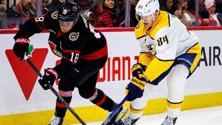 Tim Stützle war beim Erfolg der Ottawa Senators mit einem Tor und einer Vorlage erneut einer der entscheidenden Akteure.