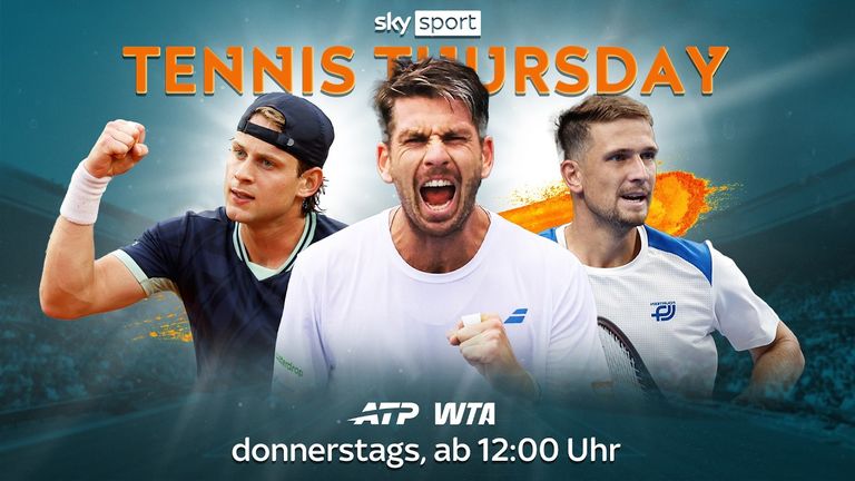 Mit dem Sky Sport Tennis Thursday siehst du jeden Donnerstag vier Stunden lang Live-Tennis im kostenlosen Stream.