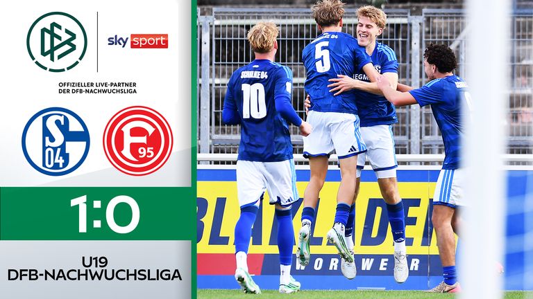 U19-Bundesliga: FC Schalke 04 - Fortuna Düsseldorf - die Highlights | Fußball