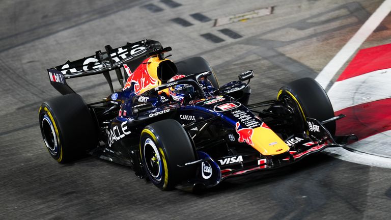 Max Verstappen schnappte sich am Freitag die Sprint-Pole in Singapur.