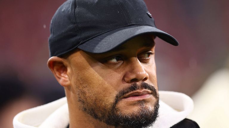 Bayern-Trainer Vincent Kompany laboriert an einer Hirnhautreizung.
