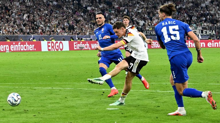 Florian Wirtz avanciert gegen Serbien zum Matchwinner.