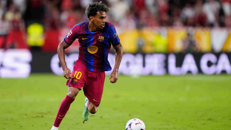 PLATZ 1: Lamine Yamal (FC Barcelona): 292 Mio. € | -1,3 Mio. € Verlust