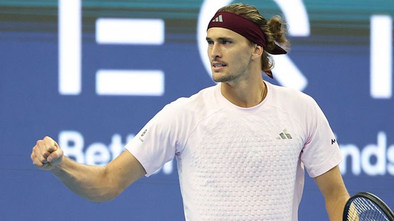 Alexander Zverev ballt die Siegerfaust.