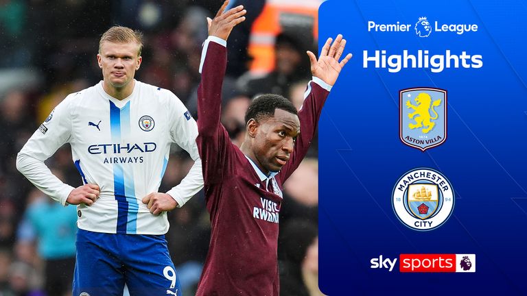 Aston Villa  vs Manchester City | Premier League highlights